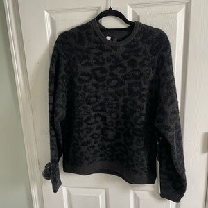 Lululemon wool-blend sweater - black leopard print